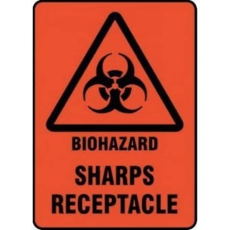 Accuform SAFETY SIGN BIOHAZARD  SHARPS MBHZ520XT MBHZ520XT